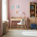 Height Adjustable Study Desk 120 Oak & Sand Beige - Muve Young VOX