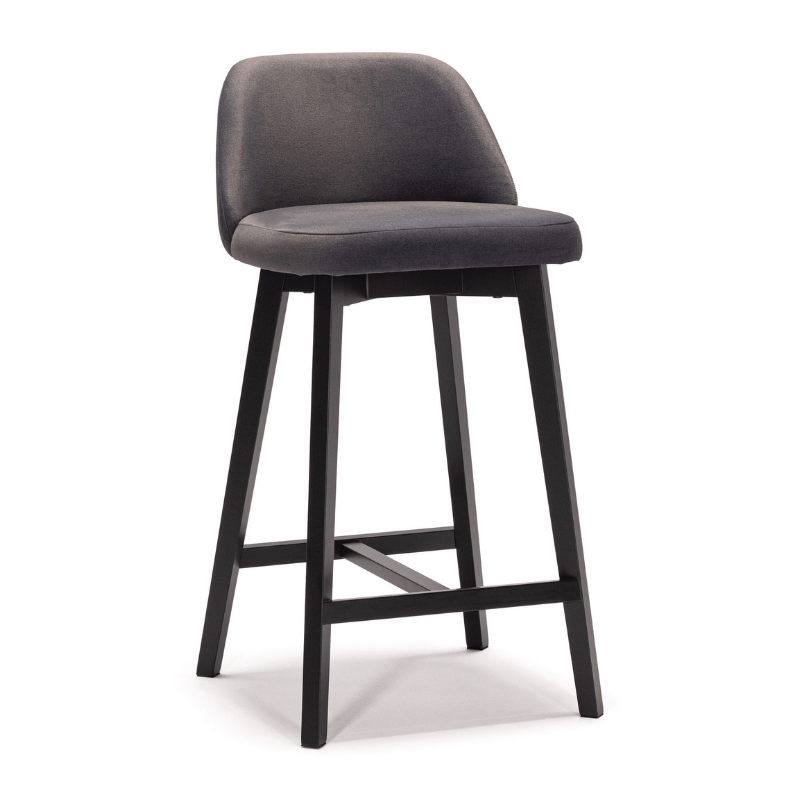 Hoker KOMM Barstools - Graphite and Black