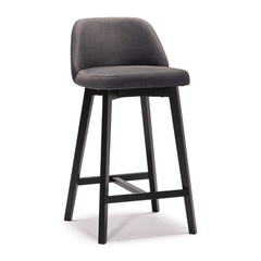 Hoker KOMM Barstools - Graphite and Black