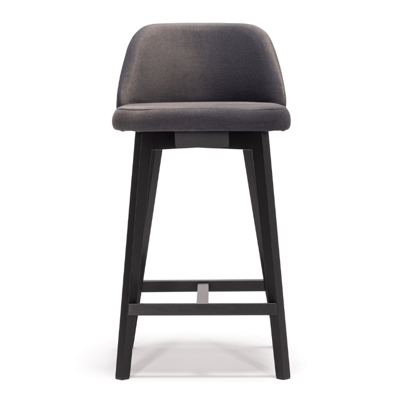 Hoker KOMM Barstools - Graphite and Black