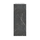 Dark gray SPC wall tile with visible veins on a white background