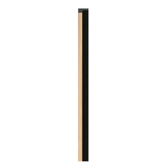Left Trim for S-Line Natural Black Color 3.05 meters