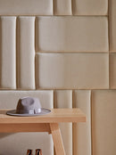 30x60cm Upholstered Panel - Light Pink Velvet Matt