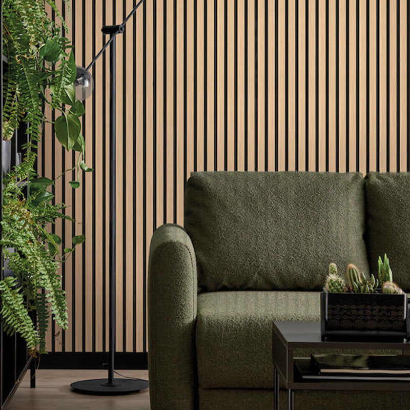 M-Line Natural Black Color 3.05 meters - Decorative Wall Panels for Interiors