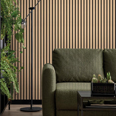 M-Line Natural Black Color 3.05 meters - Decorative Wall Panels for Interiors