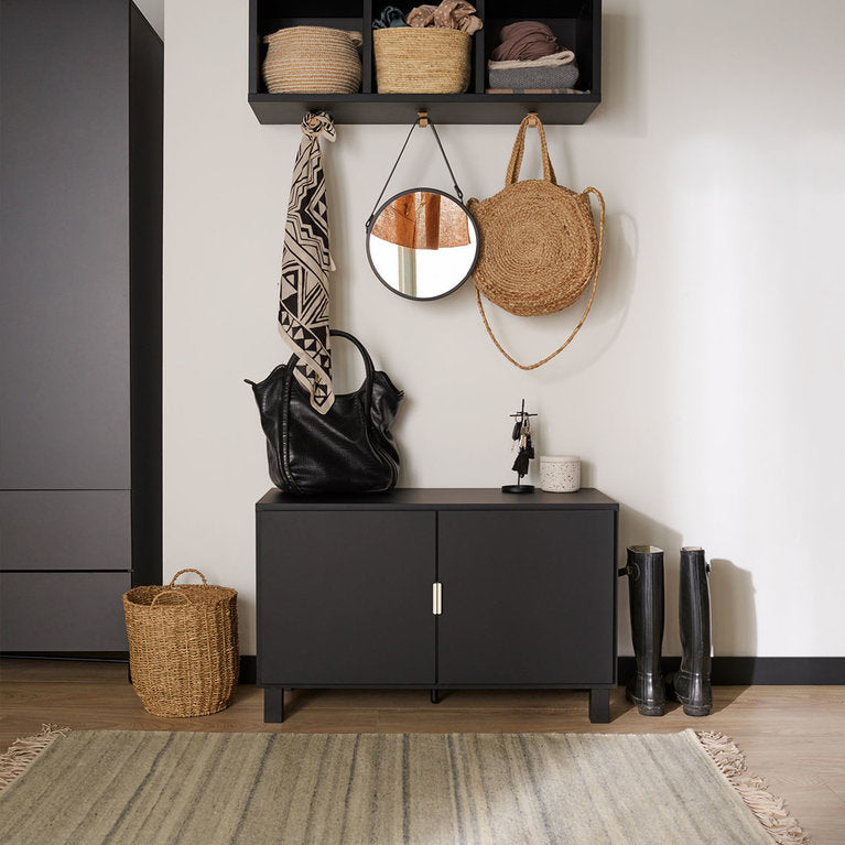 ESPUMO Skirting Board 206 - Black - VOX Furniture UAE
