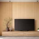 Modern Dubai apartment renovation featuring Harmony Wood XL seamless wall panels.