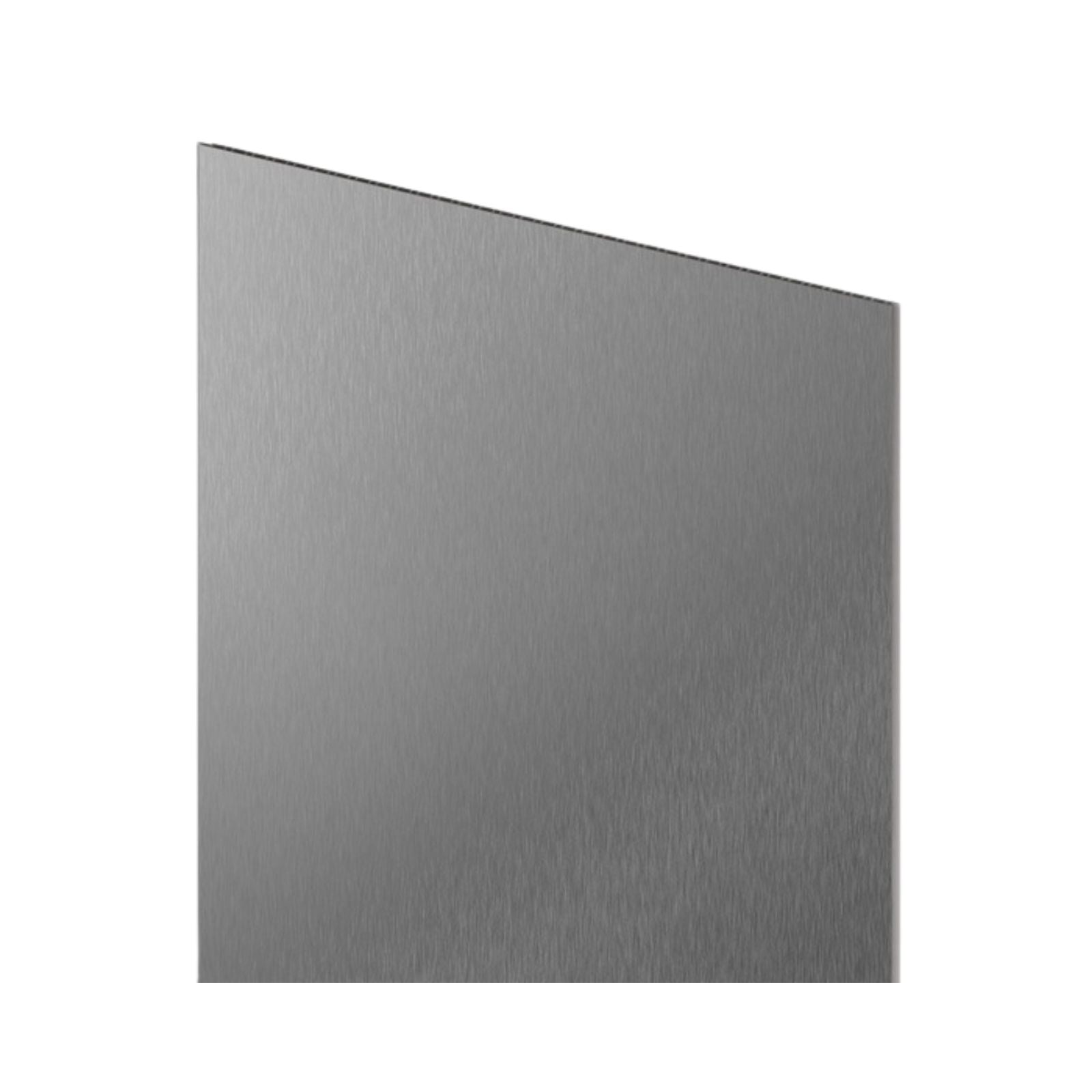 Brushed Steel XL MPC 60cm wide flat wall panel with metallic finish for UAE interiors.