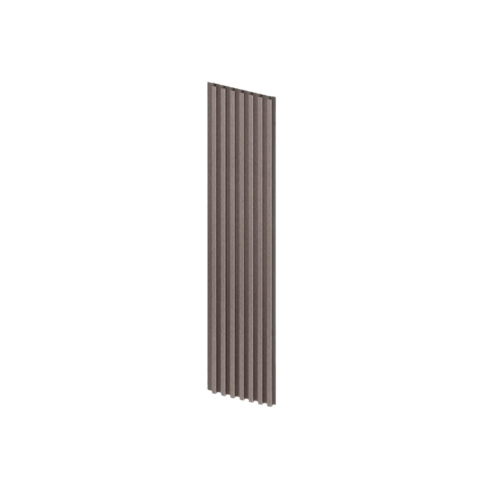 Rose Copper S Line MPC slatted decorative wall panel for luxury interior renovation in Dubai.