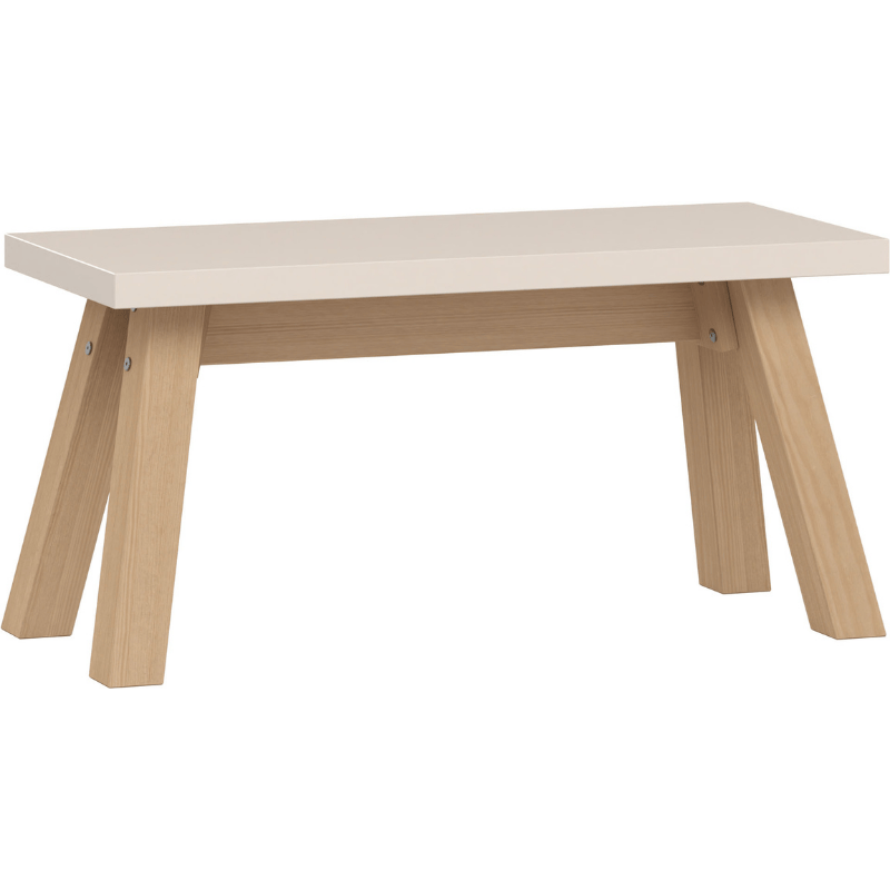 Narrow Bench 95cm Length For Dining Tables - Sand Beige Color