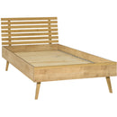 Single bed 90x200 oak color