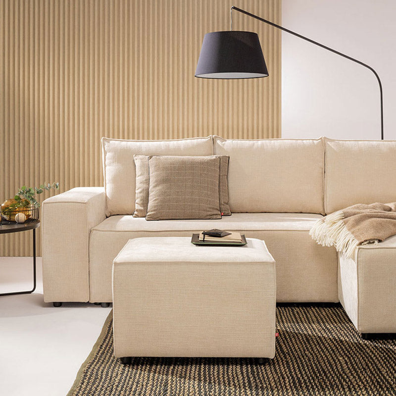 Nilla Pouf - Beige Color