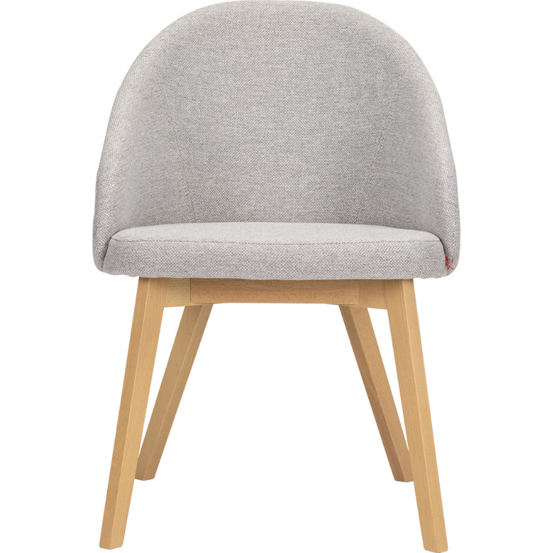 Onest Upholstered Dining Chair - Grey & Light Colored Wood
