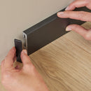 Pack Of End Caps For ESPUMO Skirting Board 206 Black - Height 8cm