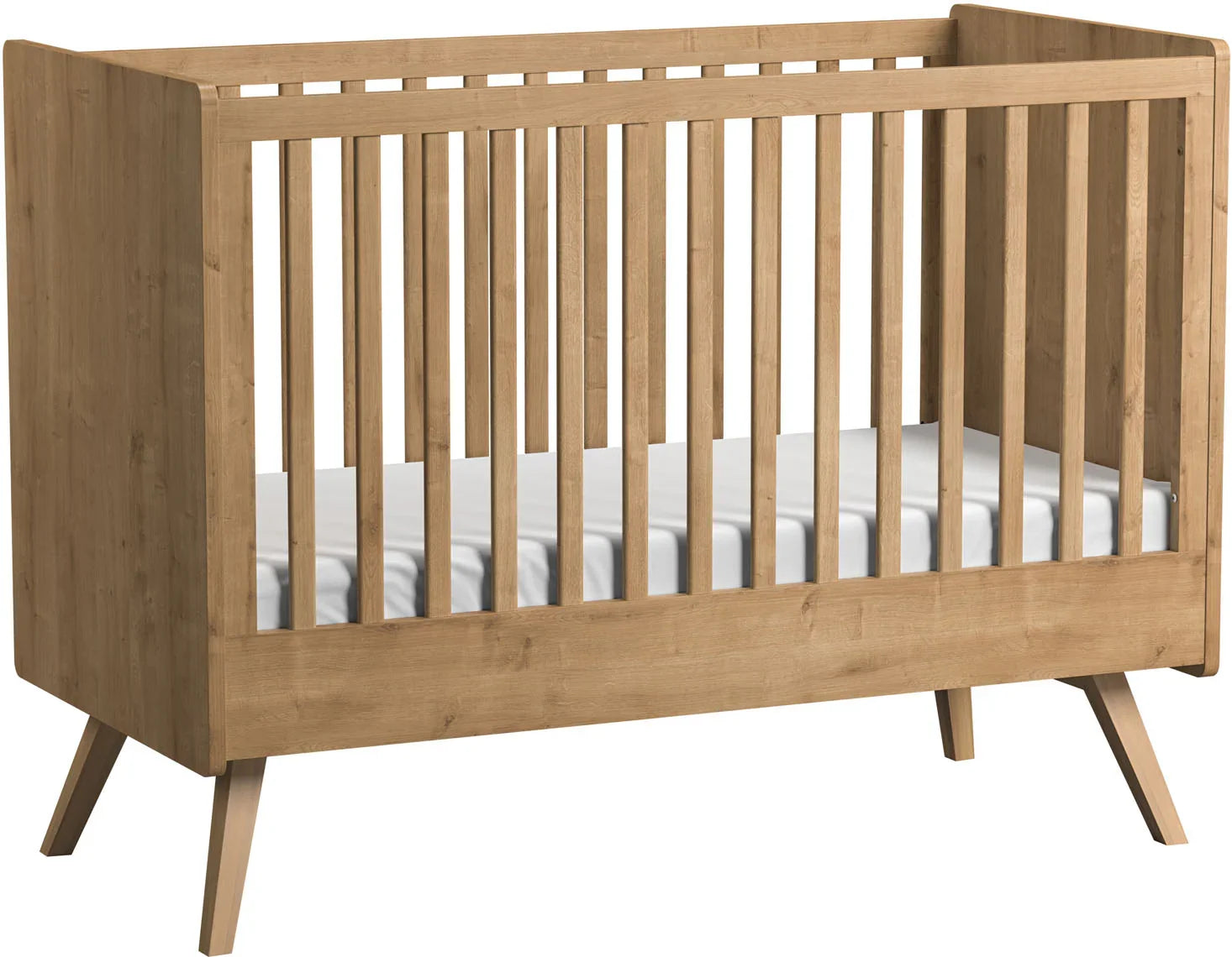 Cot Bed 60x120 - Oak Color Vintage Baby VOX