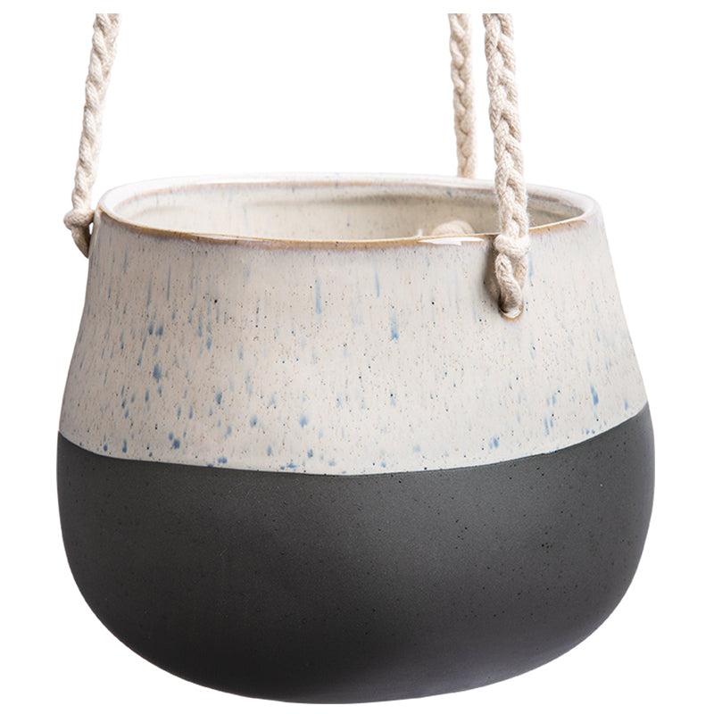 Pendo hanging flowerpot cover- stone grey