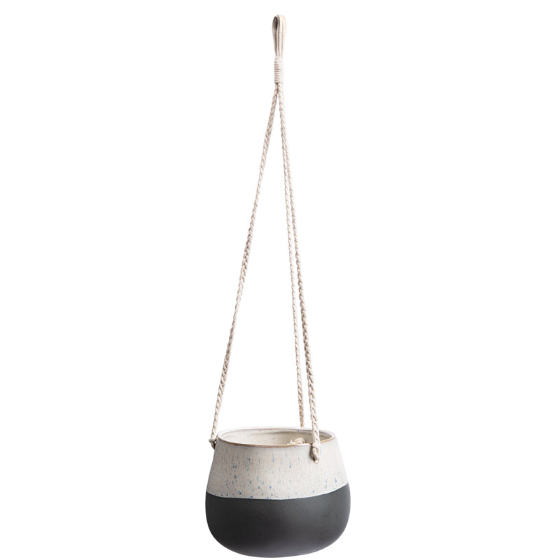 Pendo hanging flowerpot cover- stone grey