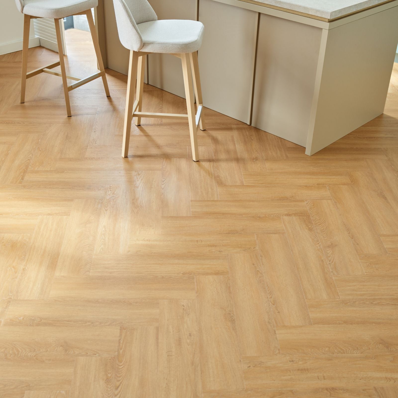 Rega Herringbone Flooring Panel 15x60cm - Utah Oak