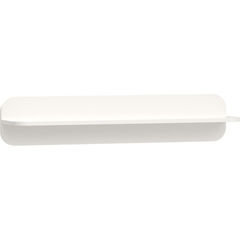 Straight Wall Shelf 100 cm Wide With Rounded Edges - White Color