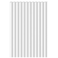 XS-Line Wave White Color Interior Wall Panel 2.65 meters