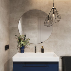 SPC Wall Panel Concrete Beige 120x60 cm matt - Concrete Look