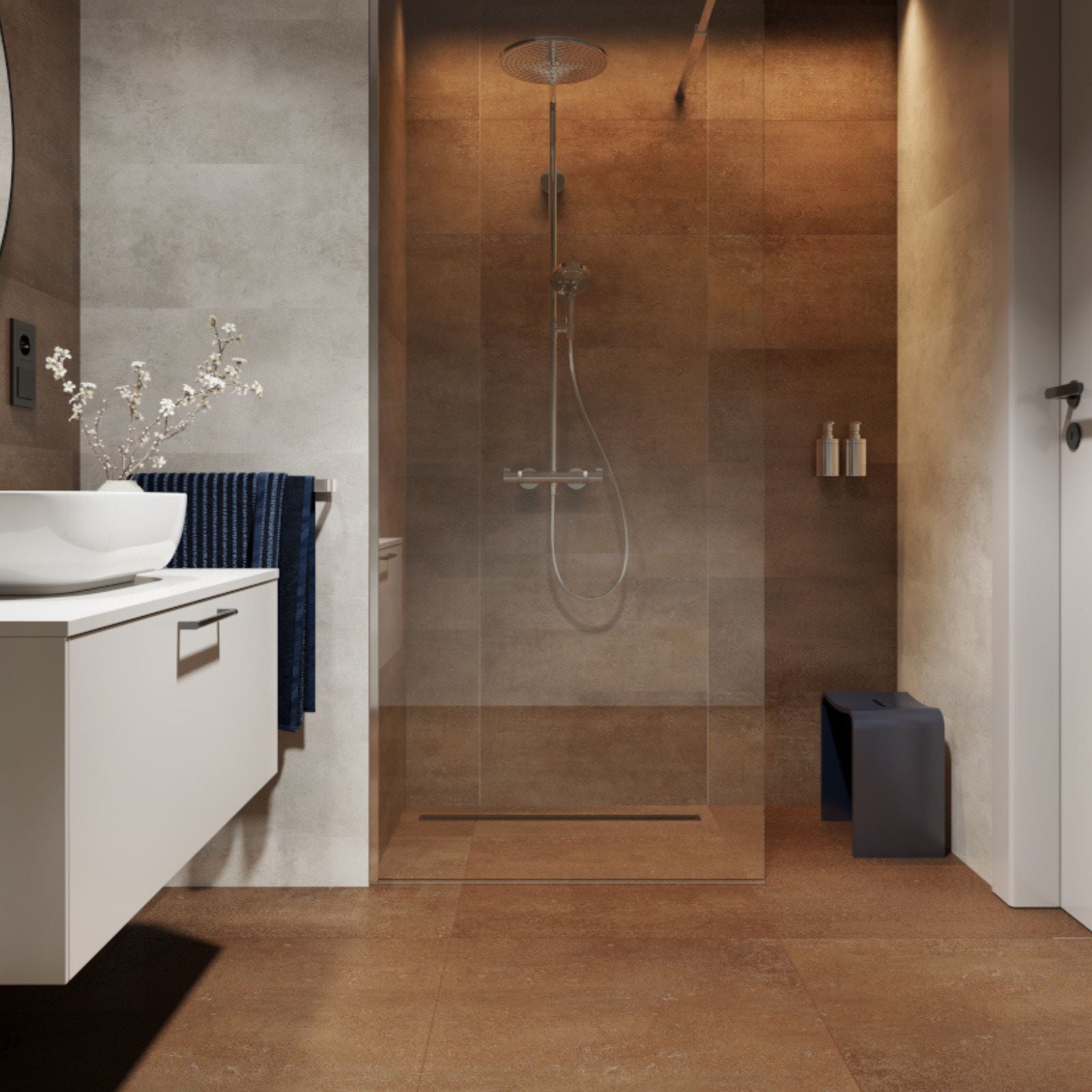 Durable-Waterproof-Rusty-Finish-SPC-Floors-National-Housing-Project-Al-Ain