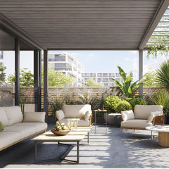 Infratop Soffit Ceiling Panels - Basalt Oak 2.7 meters