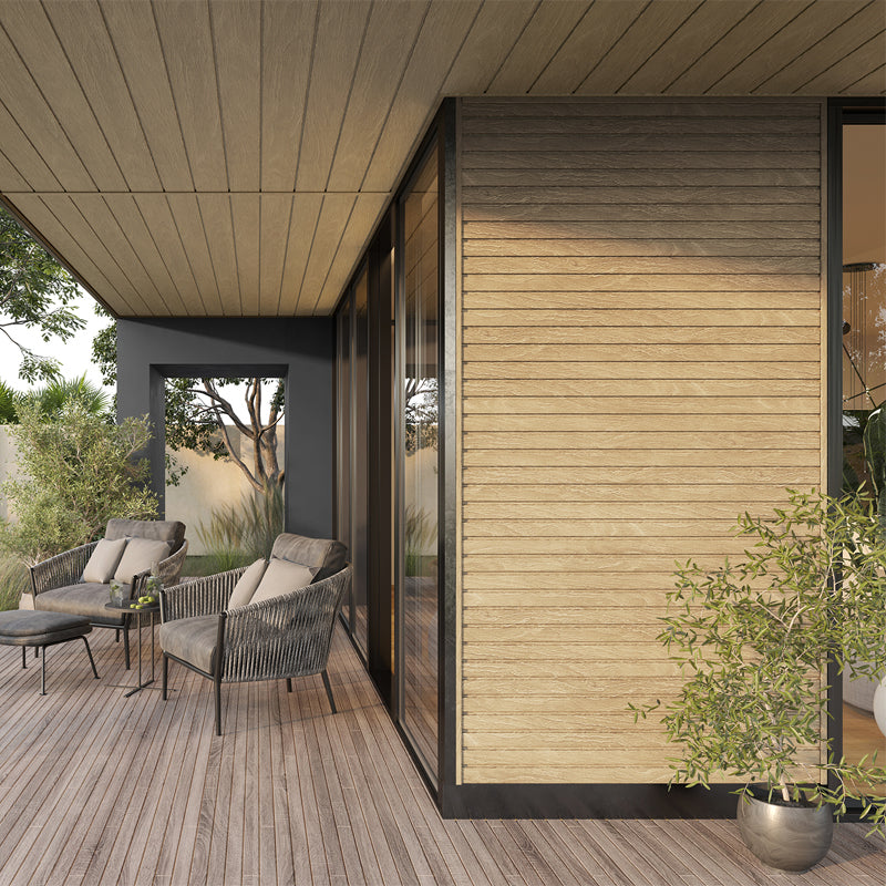 J Shaped Finishing Trim - Oak 3.05 meters