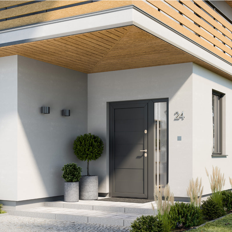 Soffit ceiling panels without perforation - Winchester Oak