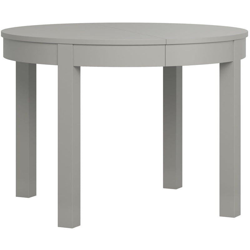 Foldable round dining table 4 to 8 seater - Grey color