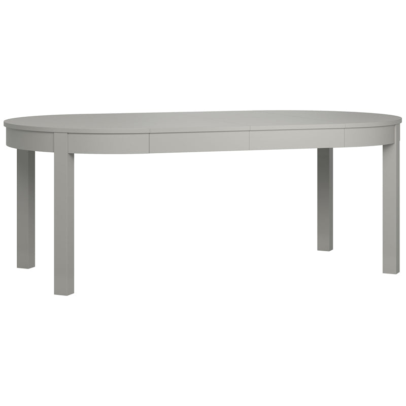 Foldable round dining table 4 to 8 seater - Grey color