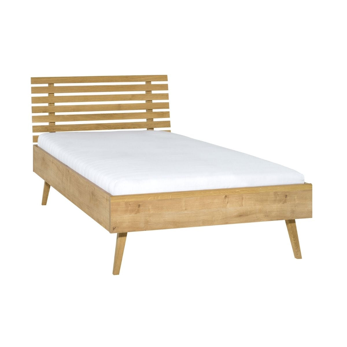 Single Bed 90x200 Oak Color