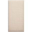 Wide Rectangular upholstered panel - Cream Boucle