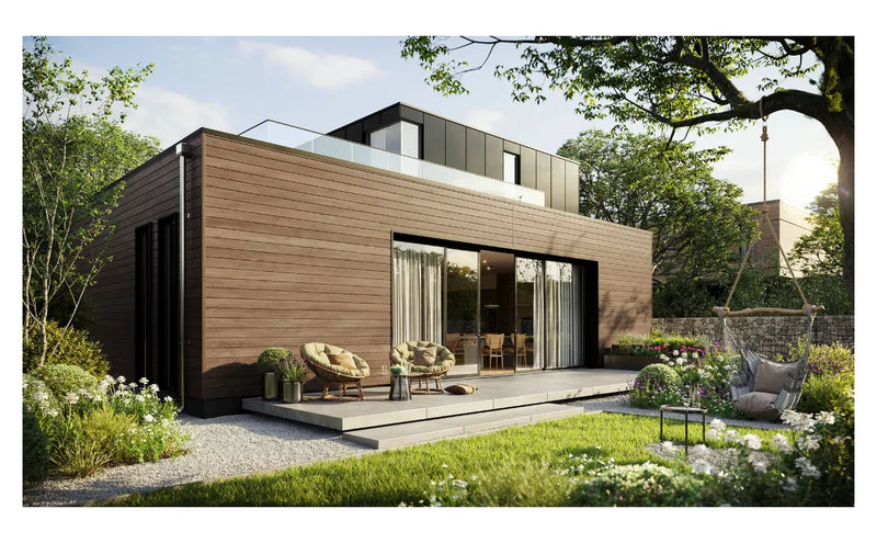 Solvo Facade Panels SO-01 Chocolate Oak Color - 6 meters