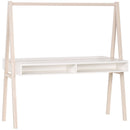 Double sided desk with light