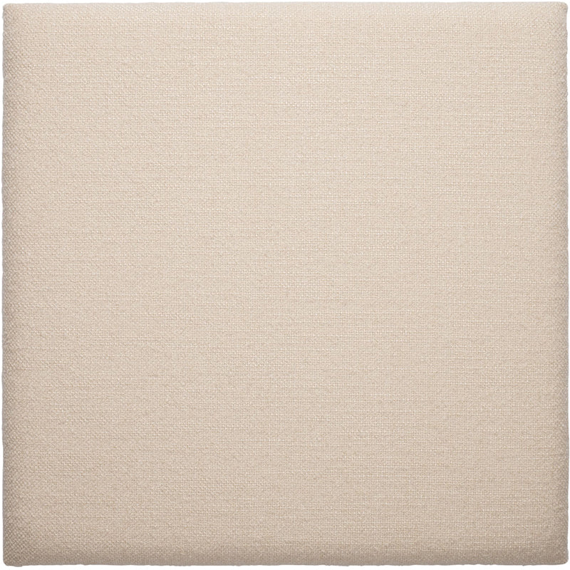 Square upholstered panel - Cream Boucle
