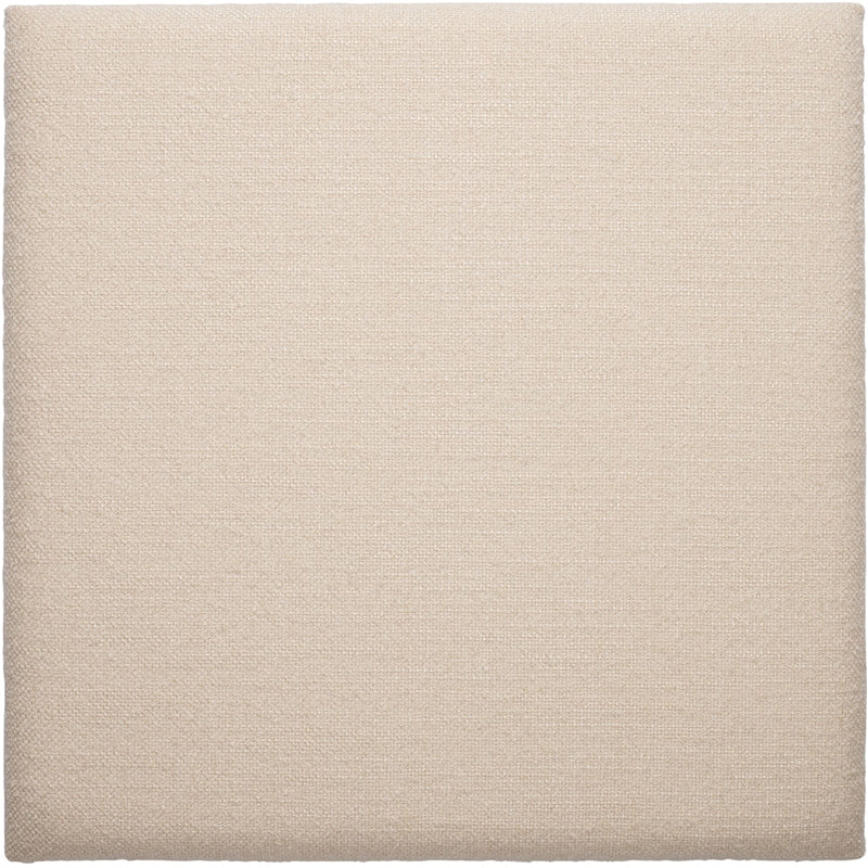 Square upholstered panel - Cream Boucle