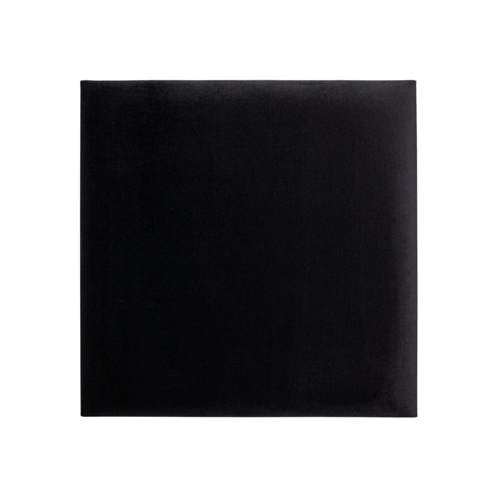 Square Upholstered Panel 60x60 - Black Velvet Matt Soform Wall Panels