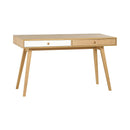Study Desk 130 With Reversible Drawers In Oak & White Color