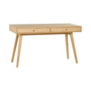 Study Desk 130 With Reversible Drawers In Oak & White Color