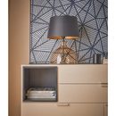 Table lamp Haga II taupe