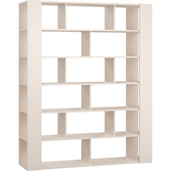 Two- Sided Bookcase - Sand Beige Color