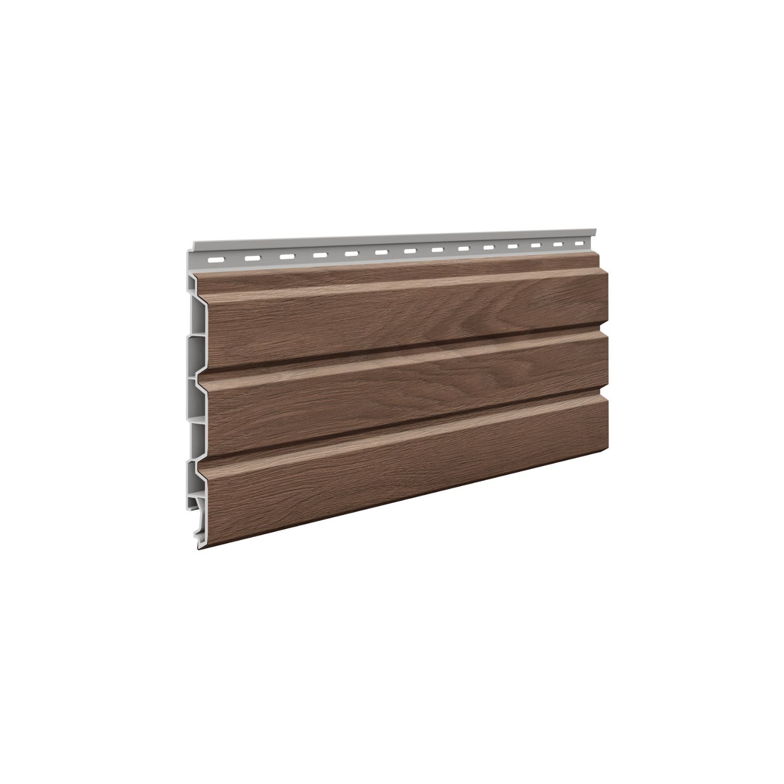 Solvo Exterior Facade Panels SO-03 Chocolate Oak Color - 6 meters