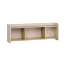 Wall Bookshelf Sand Beige & Oak Color- Muve Young VOX