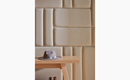 Wide Rectangular Upholstered Panel 30x60 - Sand Matt Soform Wall Panels
