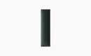Tall Rectangular Upholstered Panel 15x60 - Bottle Green Velvet Shiny Soform Wall Panels