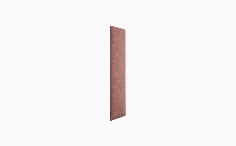 Tall Rectangular Upholstered Panel 15x60 - Pink Melange Soform Wall Panels