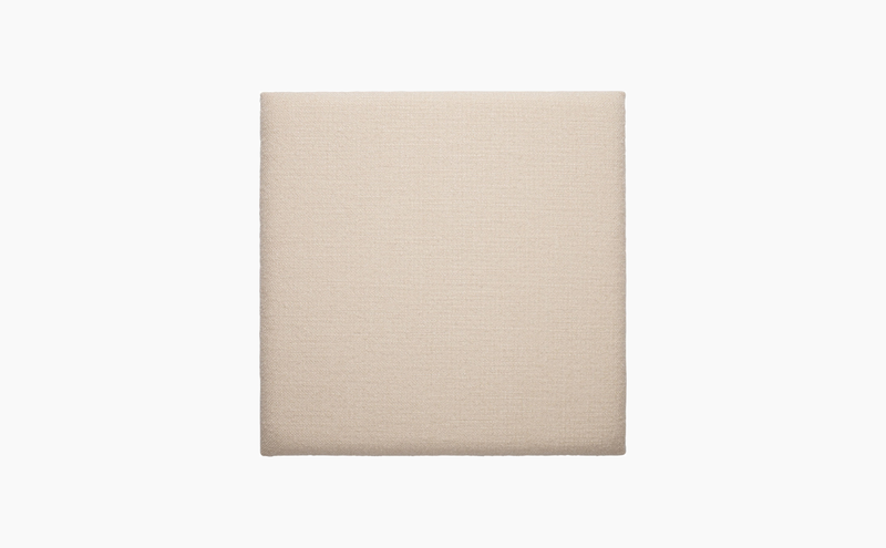 Square Upholstered Panel 60x60 - Cream Boucle Color Soform Wall Panels