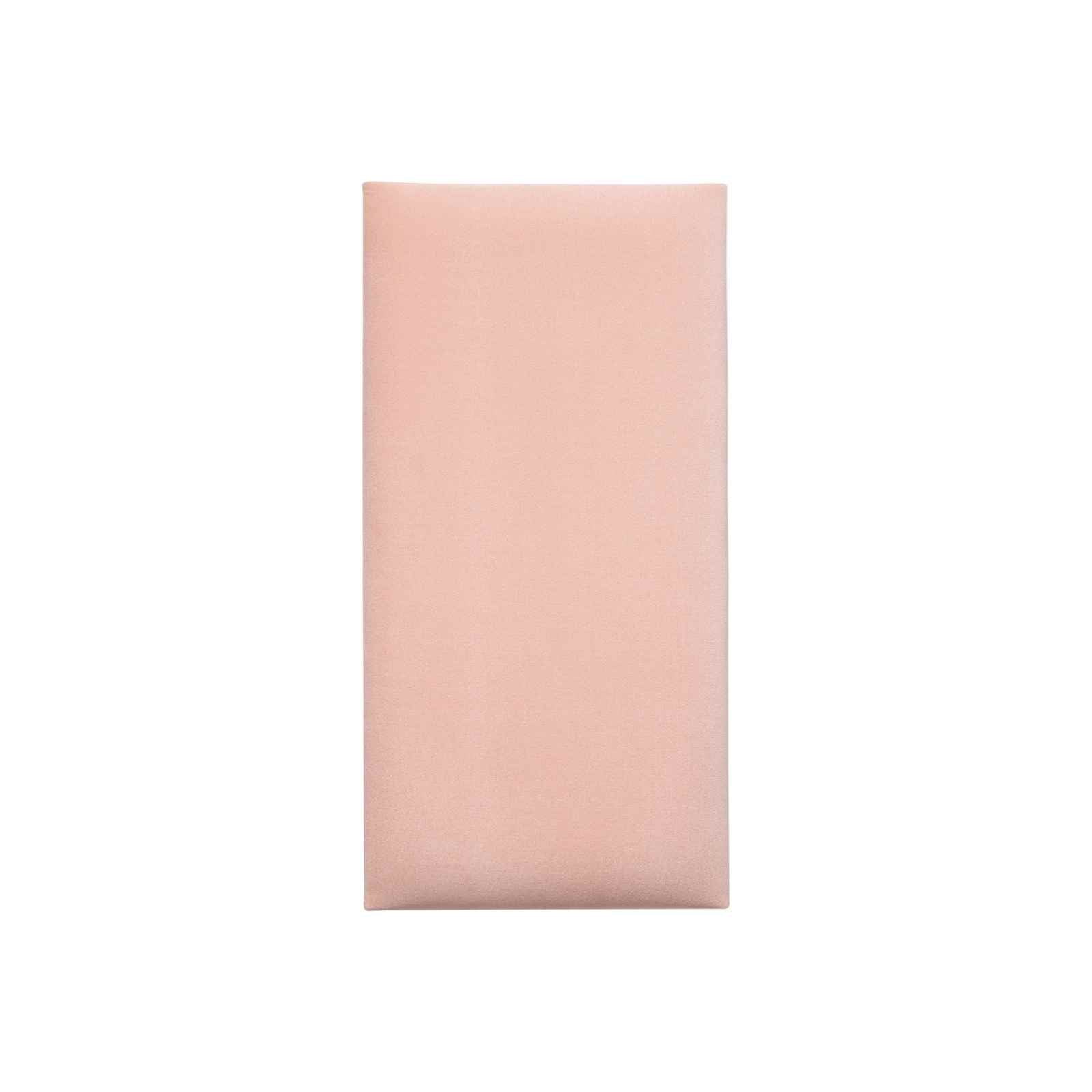 Wide Rectangular Upholstered Panel 30x60 - Light Pink Velvet Matt Soform Wall Panels