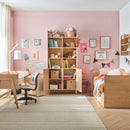 Wide Bookcase Oak & Sand Beige - Muve Young VOX